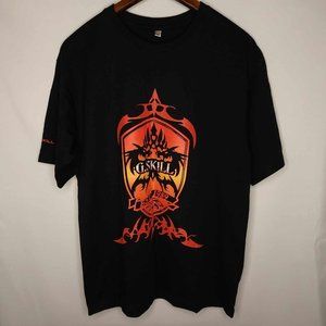 G. Skill Est. 1989 Biker T-Shirt Men's XL Motorcycle Short Sleeve, Black